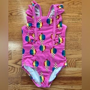 Hanna Anderson Size 130 (size 8) girls bathing suit